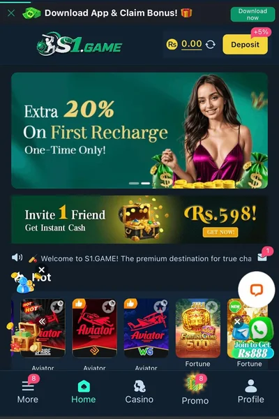 S 1 Game APK Download Free Earning App in Pakistan